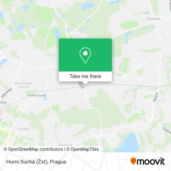 Horní Suchá (Žst) map