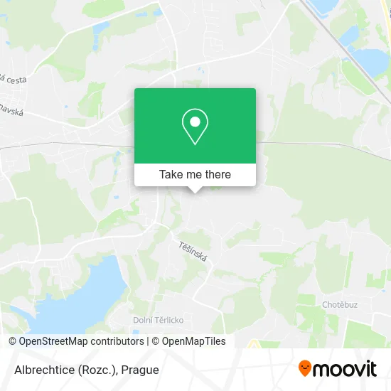 Карта Albrechtice (Rozc.)