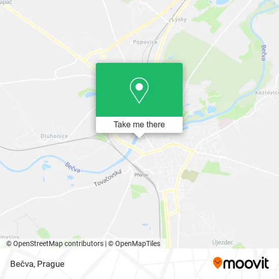 Карта Bečva