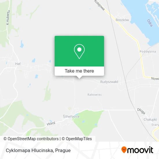Карта Cyklomapa Hlucinska