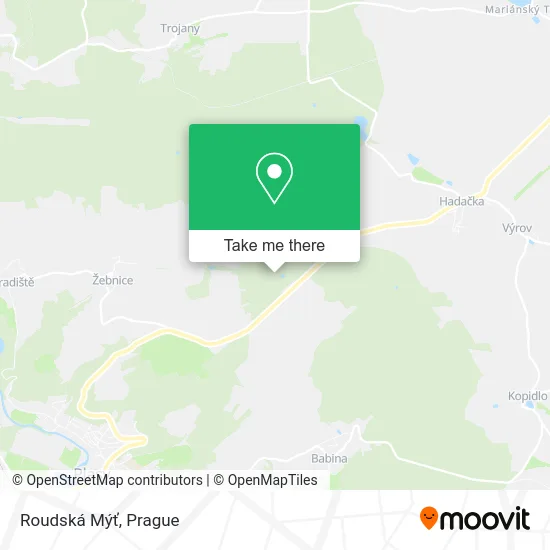 Карта Roudská Mýť