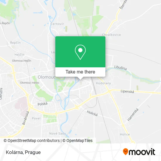 Карта Kolárna