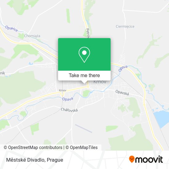 Městské Divadlo map