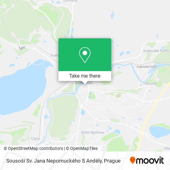 Sousoší Sv. Jana Nepomuckého S Anděly map