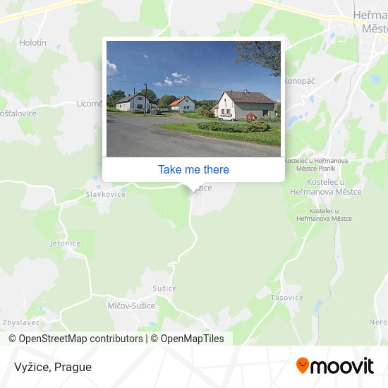 Карта Vyžice