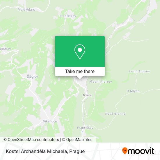 Kostel Archanděla Michaela map