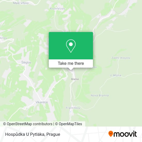 Hospůdka U Pytláka map