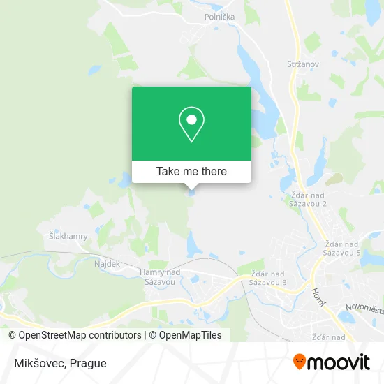 Карта Mikšovec