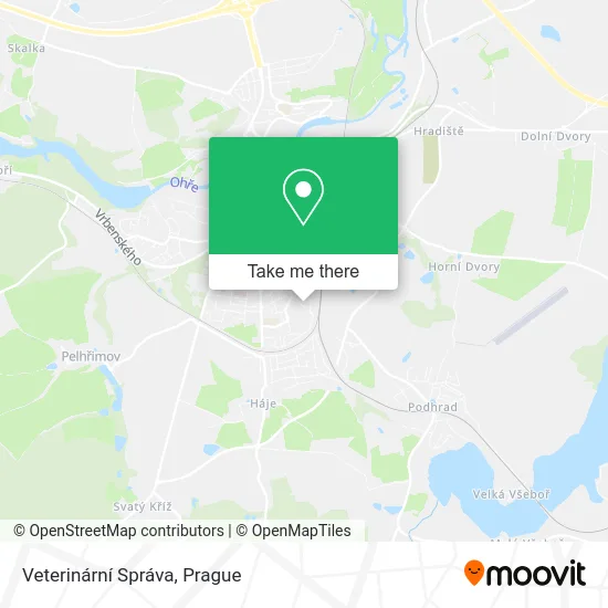 Карта Veterinární Správa