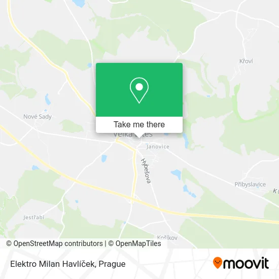 Карта Elektro Milan Havlíček