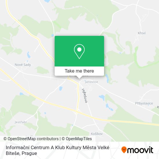 Informační Centrum A Klub Kultury Města Velké Bíteše map