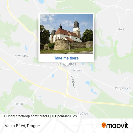Карта Velká Bíteš