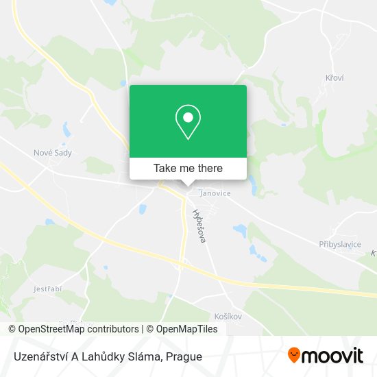 Uzenářství A Lahůdky Sláma map
