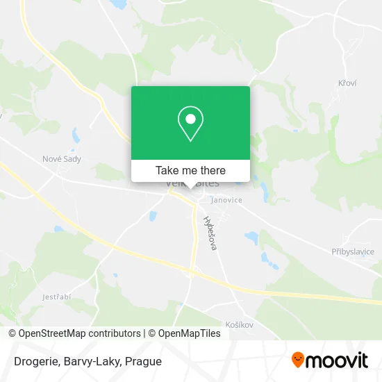 Карта Drogerie, Barvy-Laky