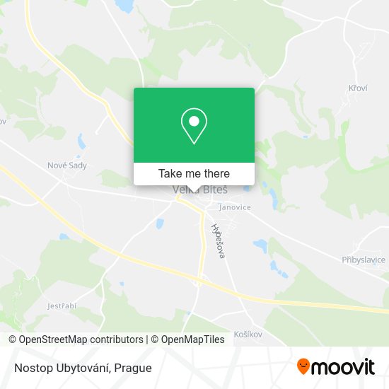 Nostop Ubytování map