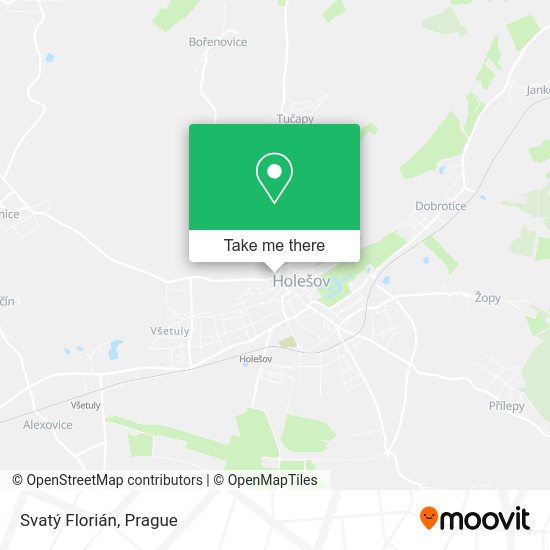 Svatý Florián map