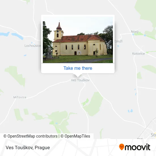 Карта Ves Touškov