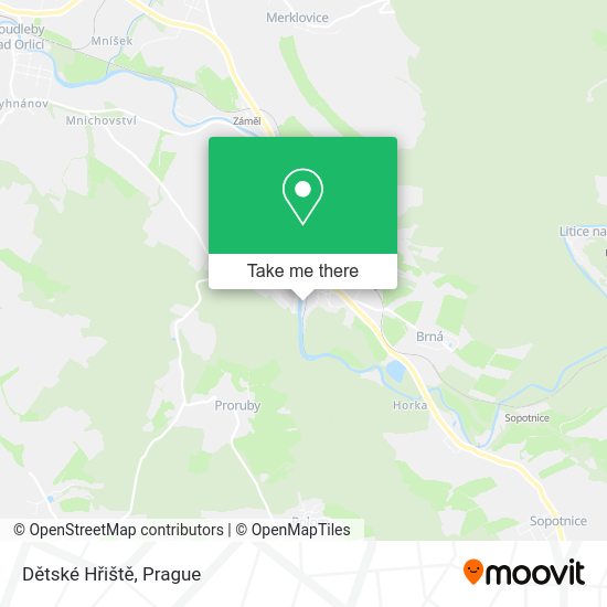 Dětské Hřiště map