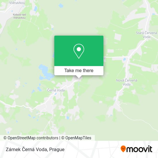 Zámek Černá Voda map