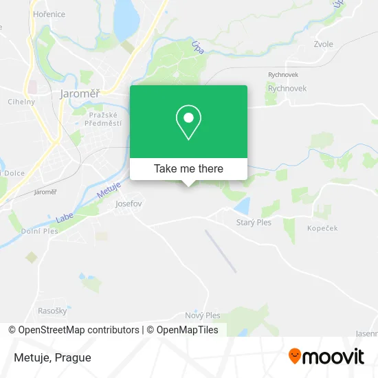 Карта Metuje