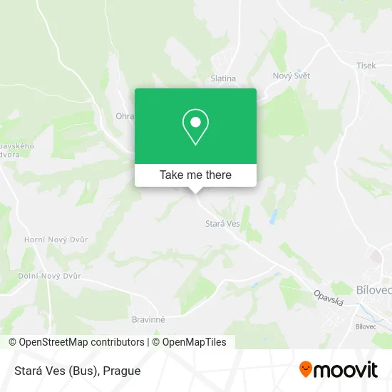 Карта Stará Ves (Bus)
