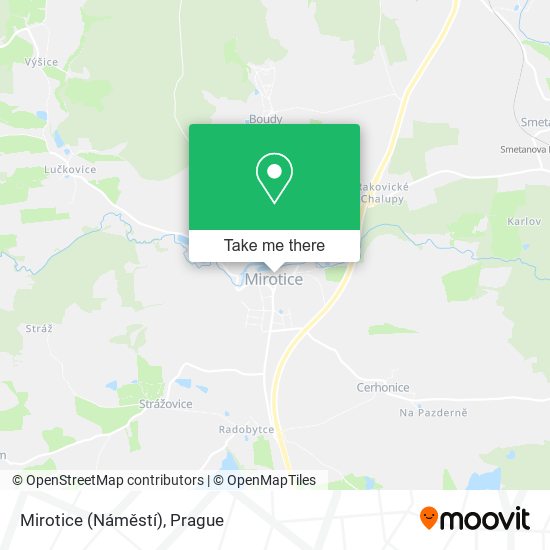Mirotice (Náměstí) map