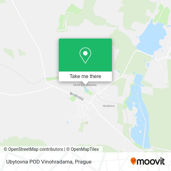 Ubytovna POD Vinohradama map