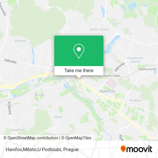 Havířov,Město,U Podloubí map