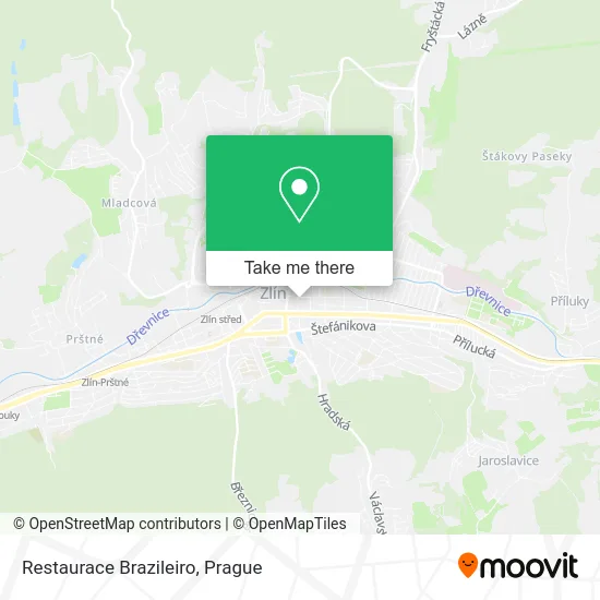 Карта Restaurace Brazileiro