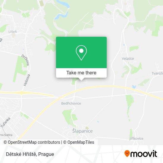Dětské Hřiště map