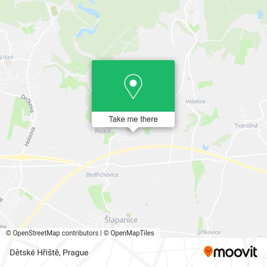 Dětské Hřiště map