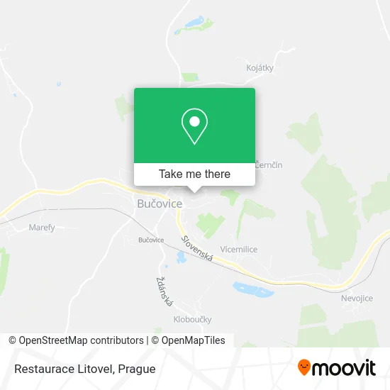 Карта Restaurace Litovel