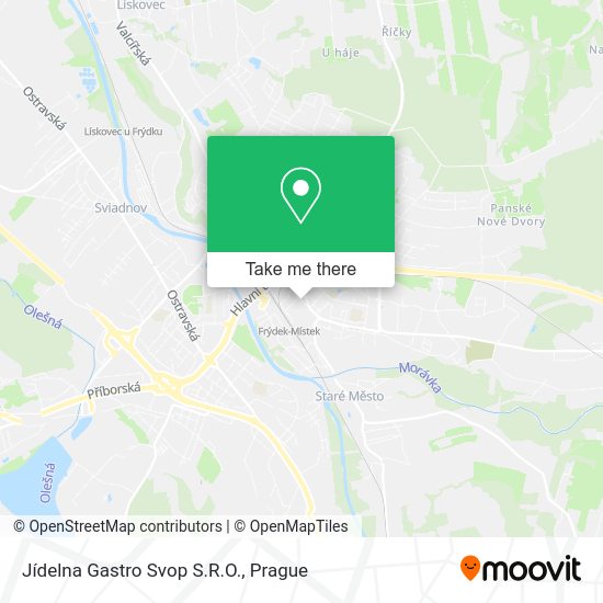 Jídelna Gastro Svop S.R.O. map