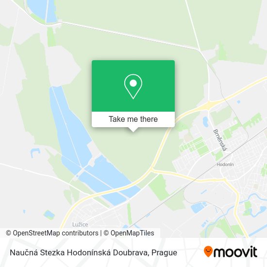 Naučná Stezka Hodonínská Doubrava map
