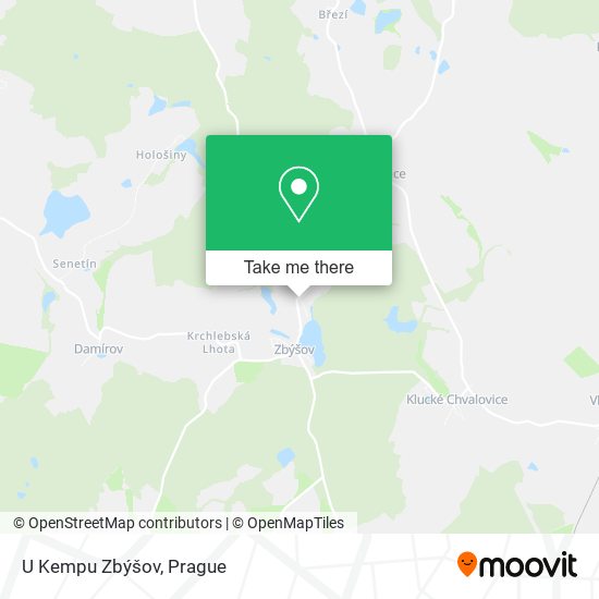 U Kempu Zbýšov map