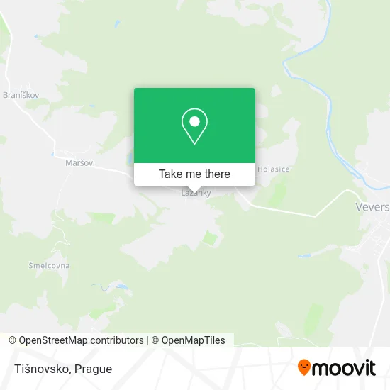 Карта Tišnovsko