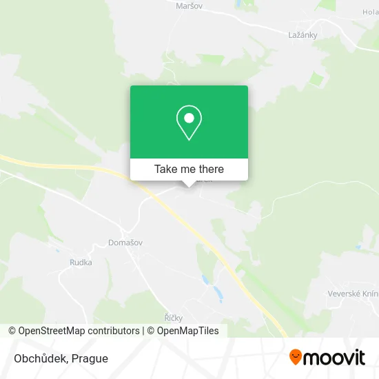Карта Obchůdek