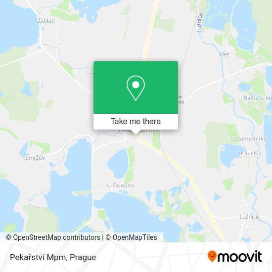Pekařství Mpm map