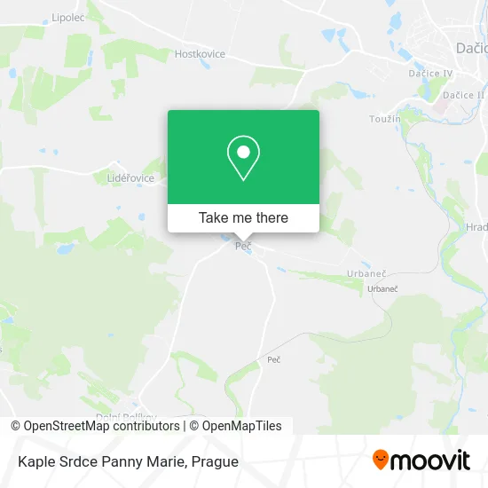 Карта Kaple Srdce Panny Marie