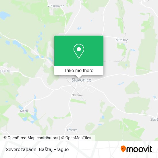 Severozápadní Bašta map