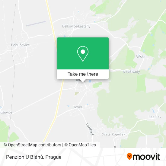 Карта Penzion U Bláhů