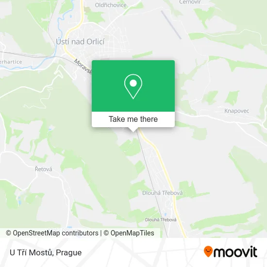 Карта U Tří Mostů