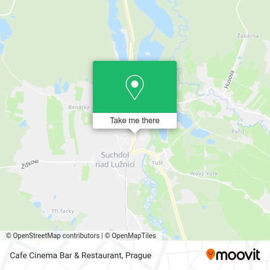 Cafe Cinema Bar & Restaurant map