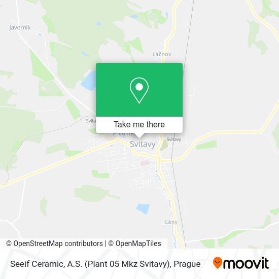 Seeif Ceramic, A.S. (Plant 05 Mkz Svitavy) map