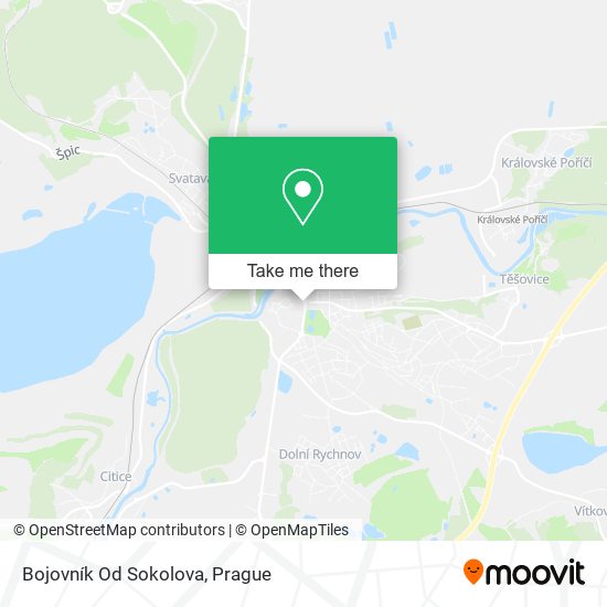 Bojovník Od Sokolova map
