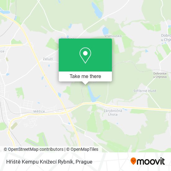 Hřiště Kempu Knížecí Rybník map