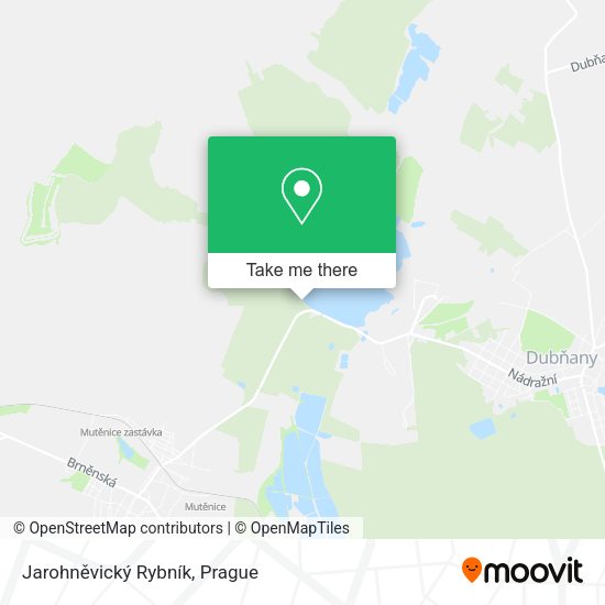 Jarohněvický Rybník map