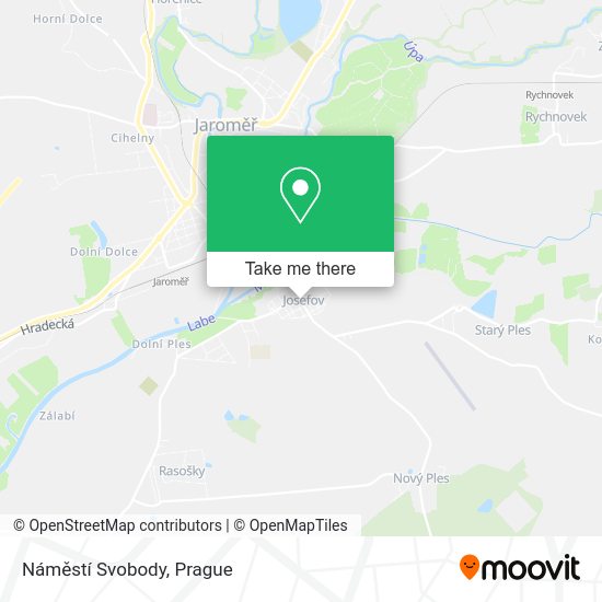 Náměstí Svobody map