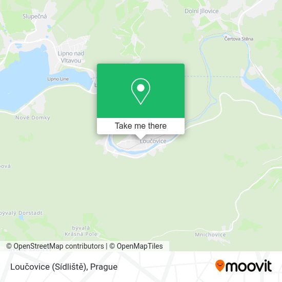Loučovice (Sídliště) map