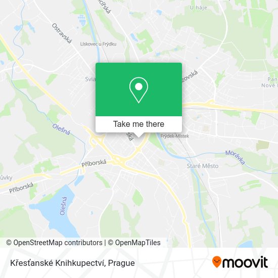 Křesťanské Knihkupectví map